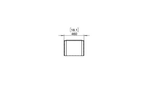 Ecosmart Fire Flex 18BY Bay Fireplace Insert - Black Finish / Black Burner - ESF.FX.18BY.B